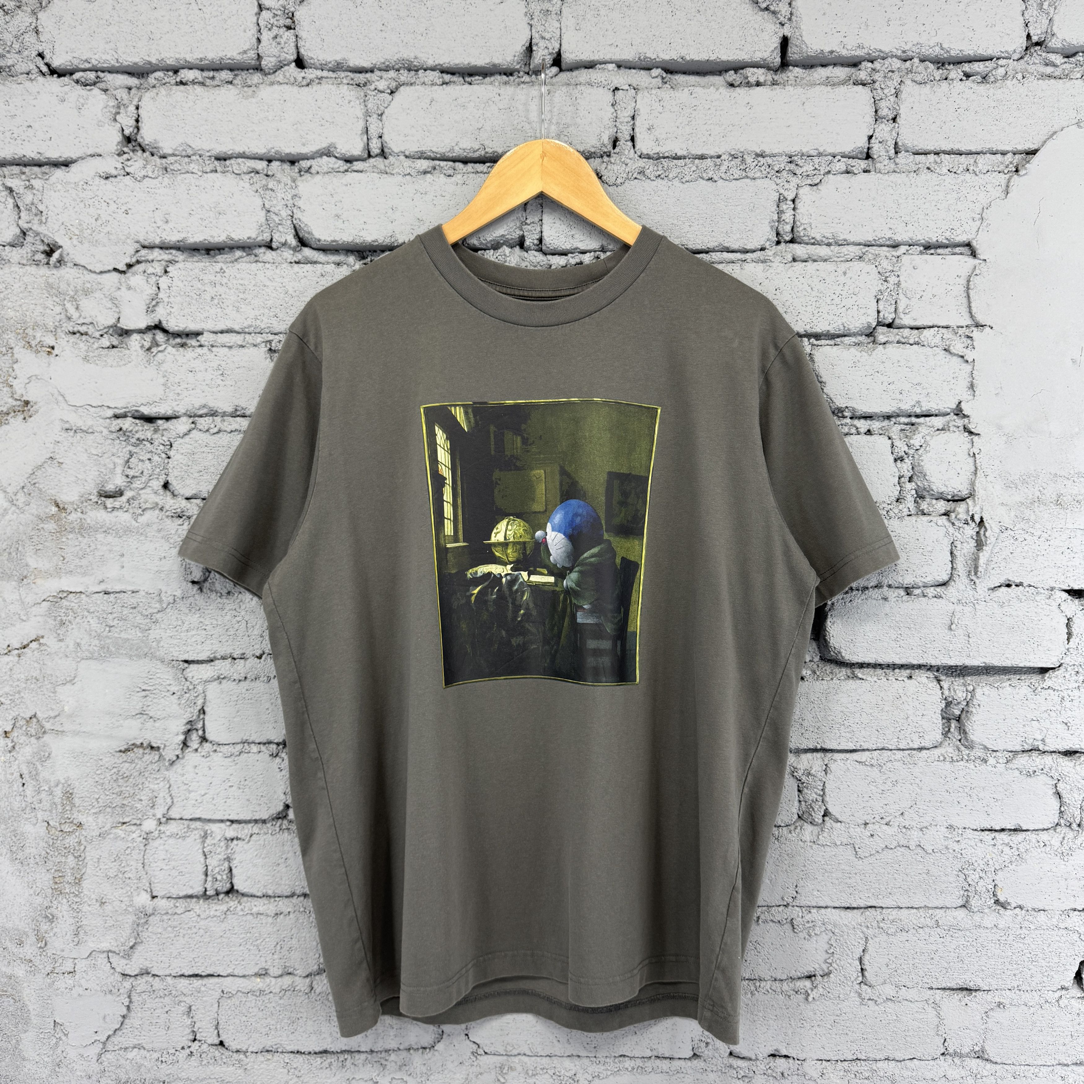 Anime Doraemon Meets The Louvre Graphic By Johannes Vermeer S Tee Hoodie, Sweatshirt | PodTeesHub.com