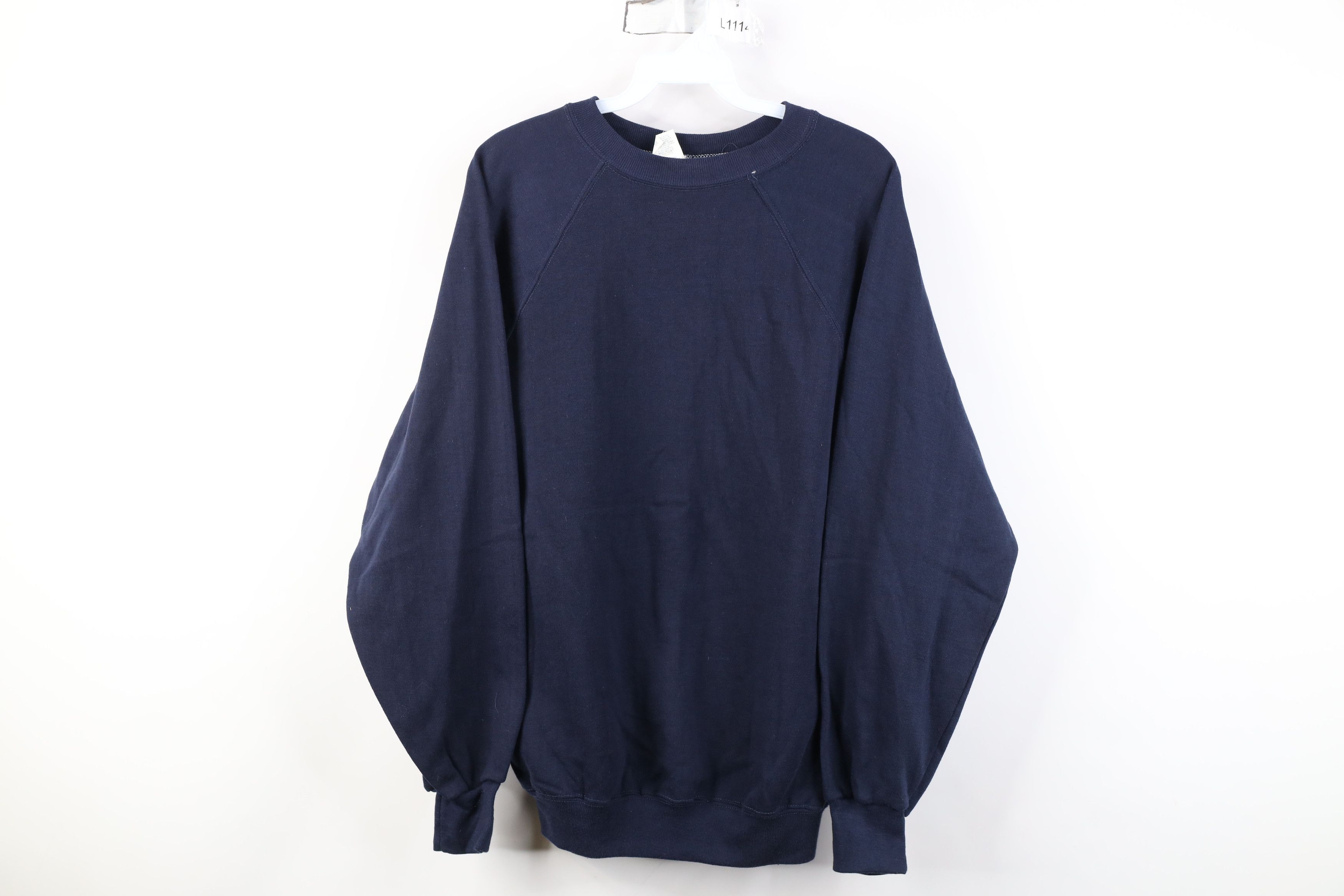Vintage 70s Streetwear Crewneck Sweatshirt Navy Blue Usa T-Shirts, Hoodie | PodTeesHub.com
