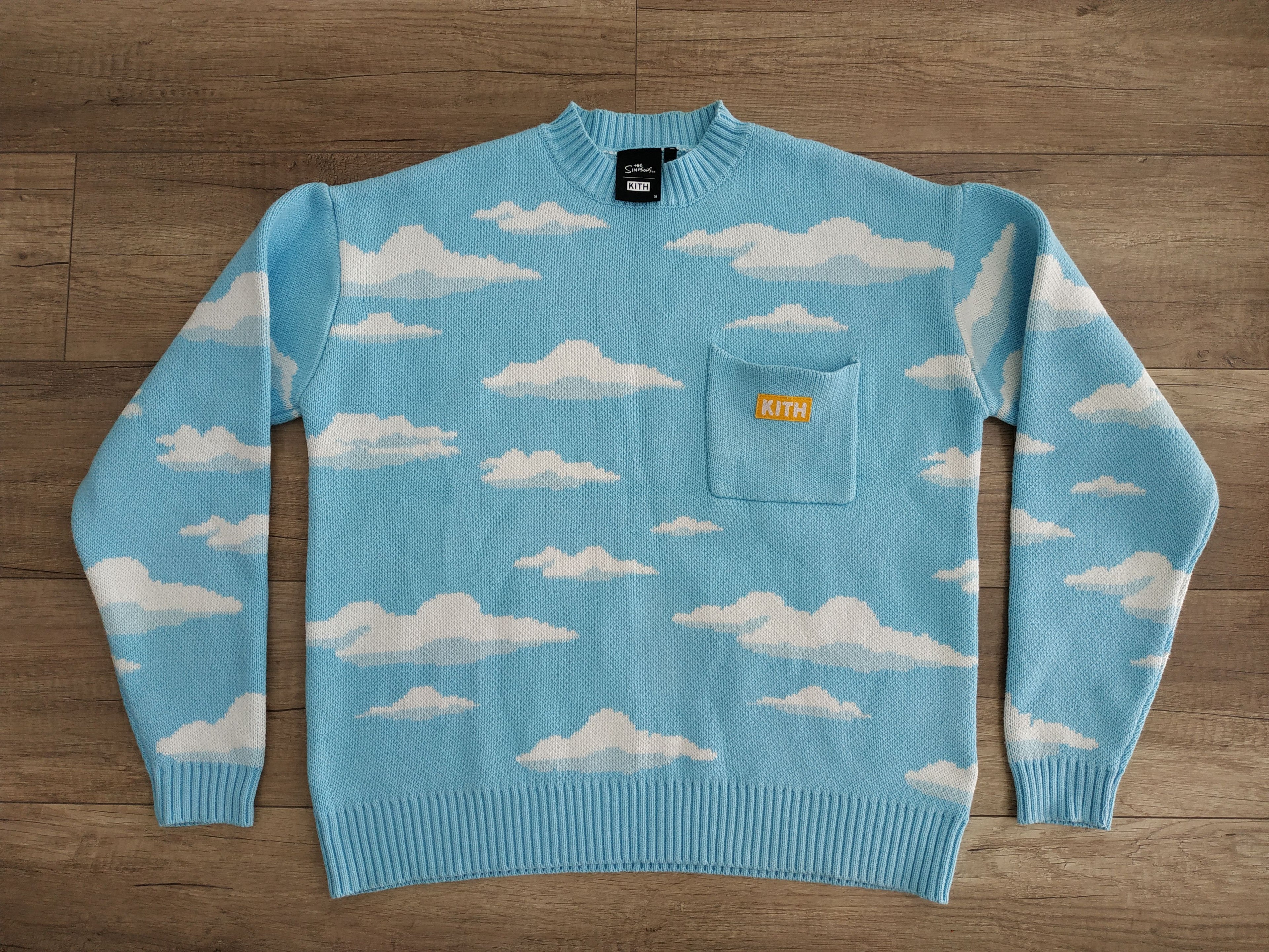 The Simpsons Kith X The Simpsons Cloud Interasia Men S Sweater Small T-Shirts, Hoodie, Sweatshirt | PodTeesHub.com