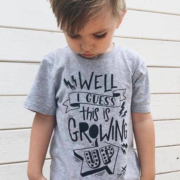 Well I Guess This Is Growing Up 90S Band Graphic Tee Hoodie, Sweatshirt | PodTeesHub.com