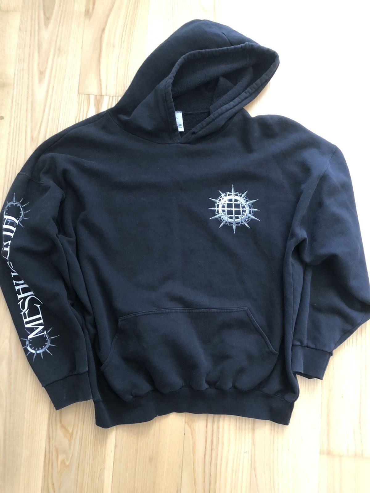Band Tees Meshuggah Chaosphere Hoodie Xl 1998 Sweatshirt | PodTeesHub.com