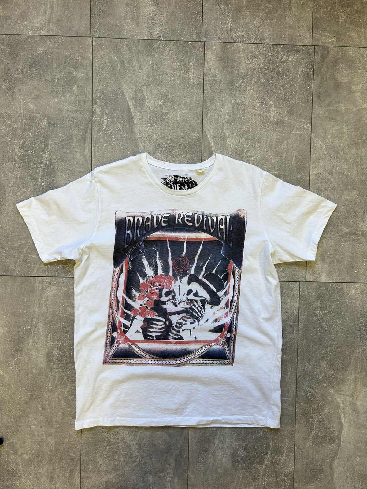 Mens Vintage Brave Revival Diesel T Shirt Streetwear Tee Y2k Hoodie, Sweatshirt | PodTeesHub.com