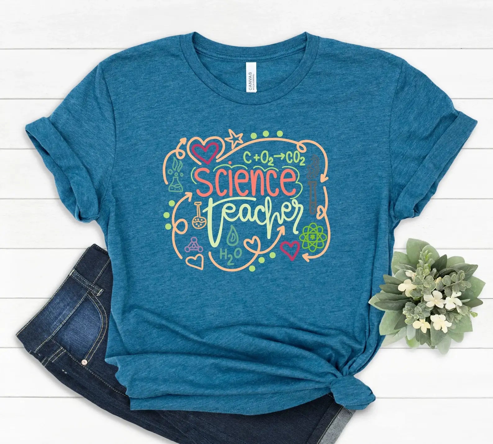 Co2 Science Teacher T-Shirt Hoodie, Sweatshirt | PodTeesHub.com