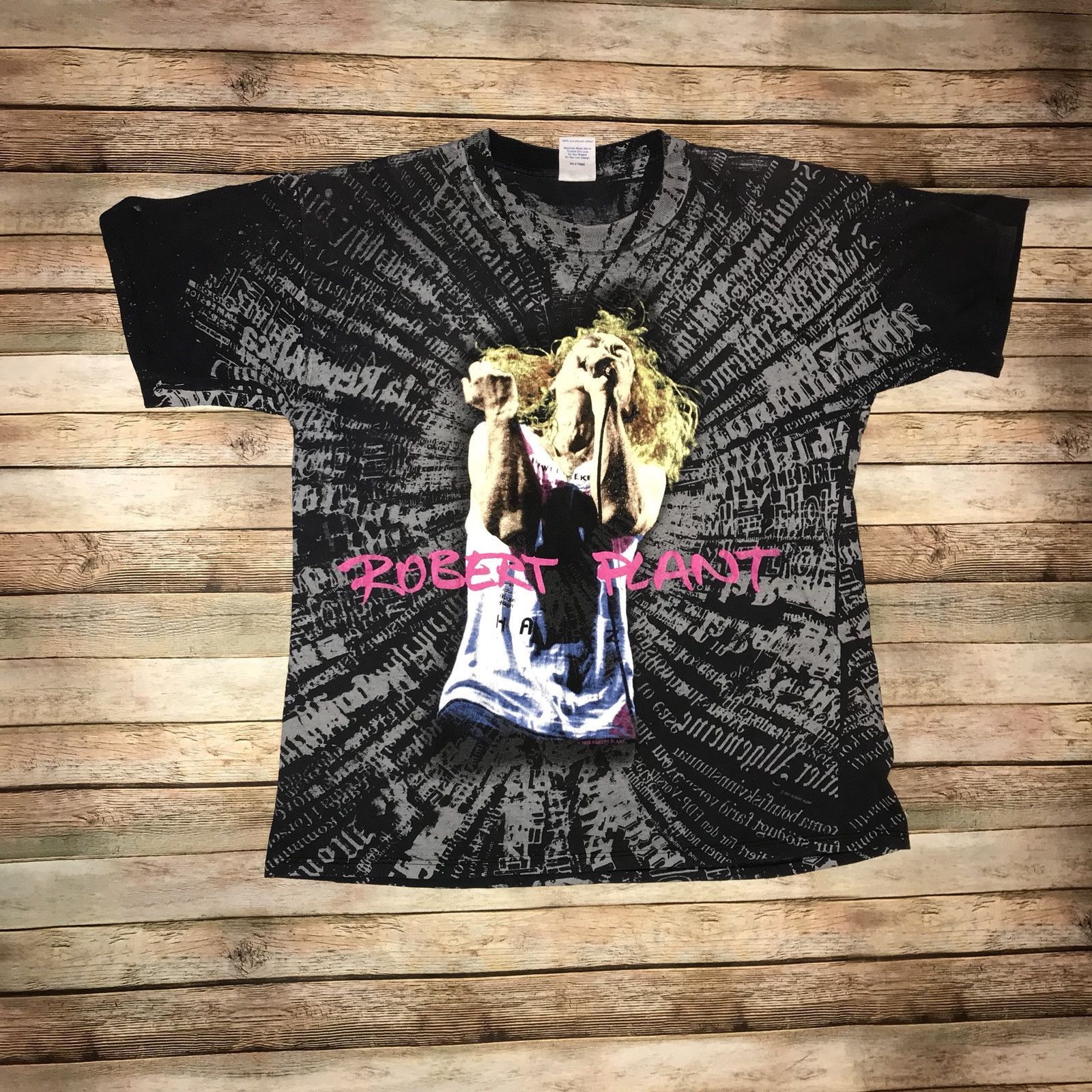 Led Zeppelin X Vintage Vintage Robert Plant Shirt Xl 93 Aop Led Zeppelin Band Hoodie, Sweatshirt | PodTeesHub.com
