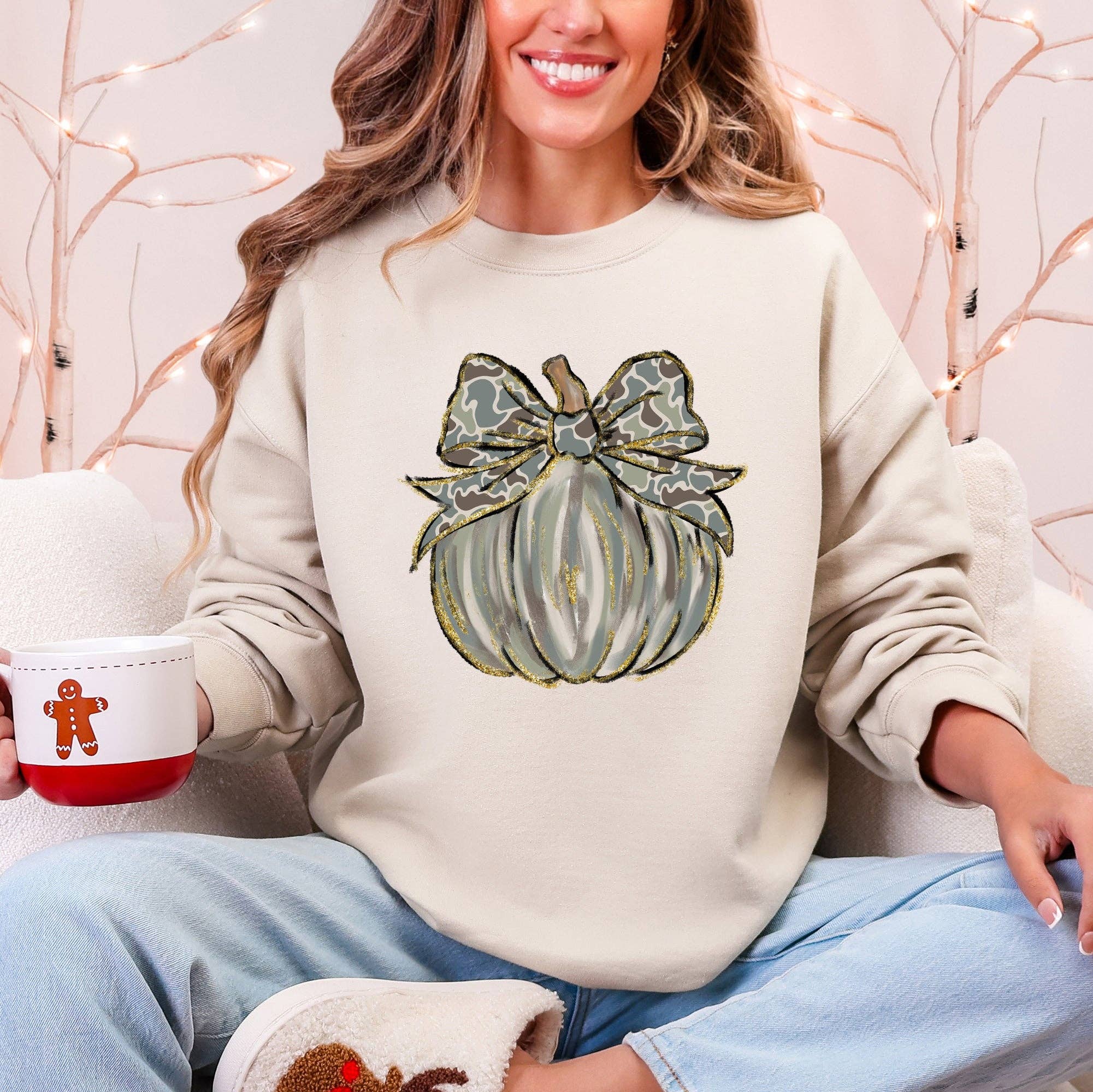Camo Pumpkin, Autumn, Hunting Season Sweatshirt T-Shirts, Hoodie | PodTeesHub.com