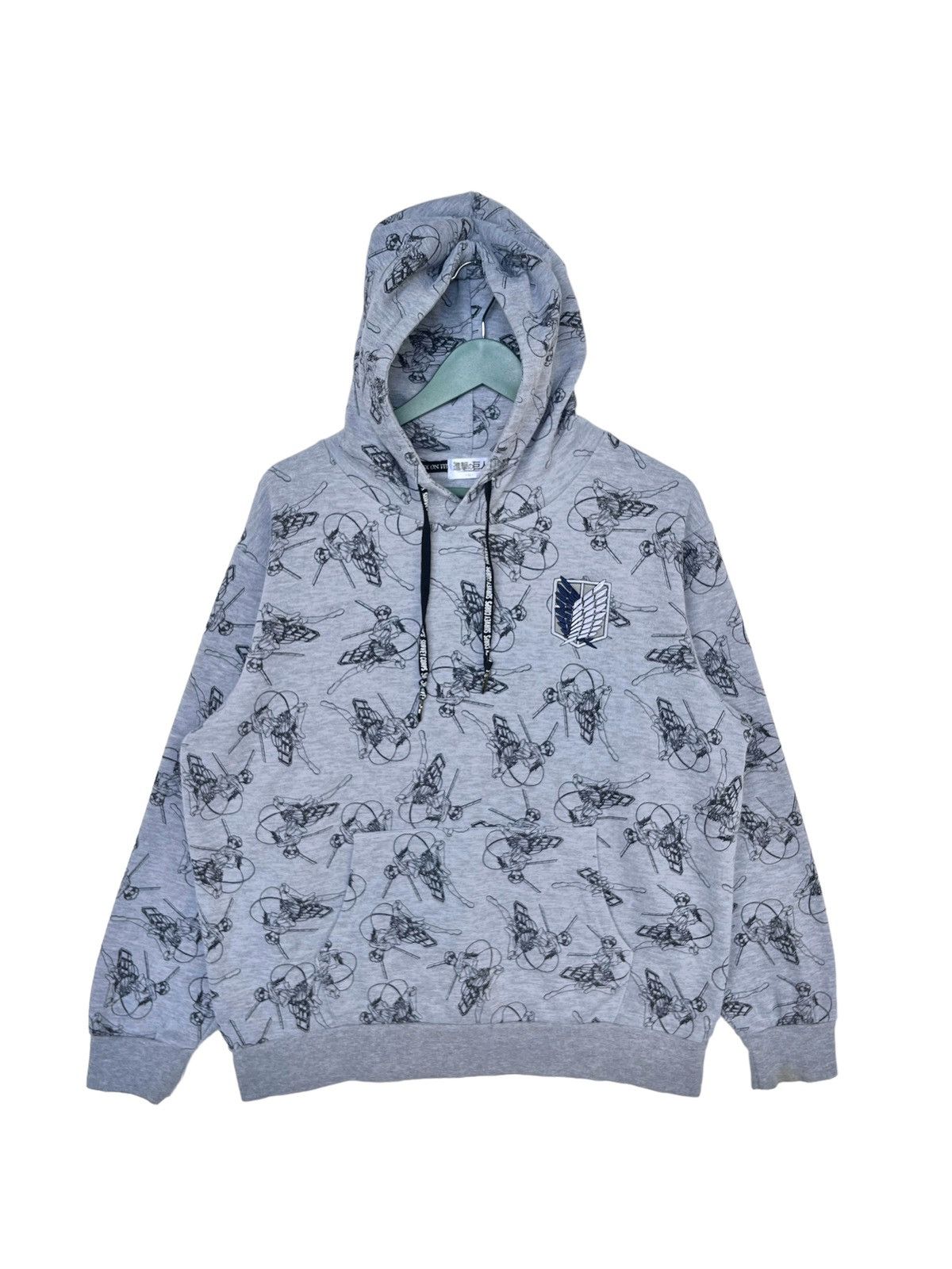 Japanese Brand Attack On Titan All Print Hoodie T-Shirts, Sweatshirt | PodTeesHub.com