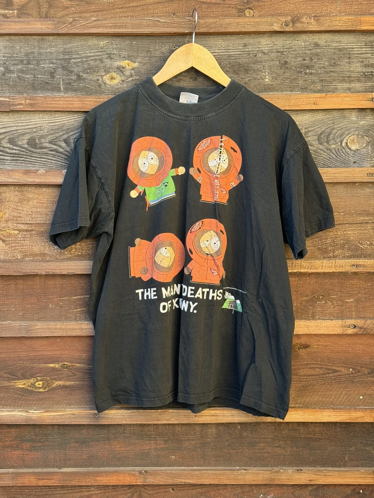 Vintage 1999 South Park Many Deaths Kenny Vintage T-Shirts, Hoodie, Sweatshirt