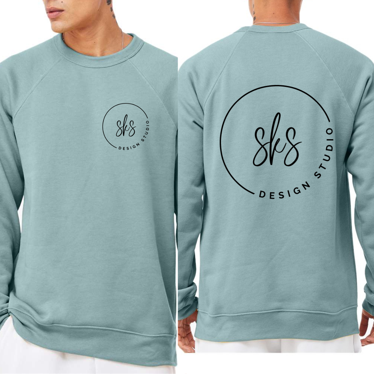Custom Logo | Unisex Crewneck Sweatshirt [Bella Canvas] T-Shirts, Hoodie | PodTeesHub.com