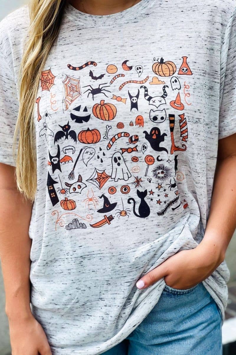 Halloween Marble Tee Hoodie, Sweatshirt | PodTeesHub.com
