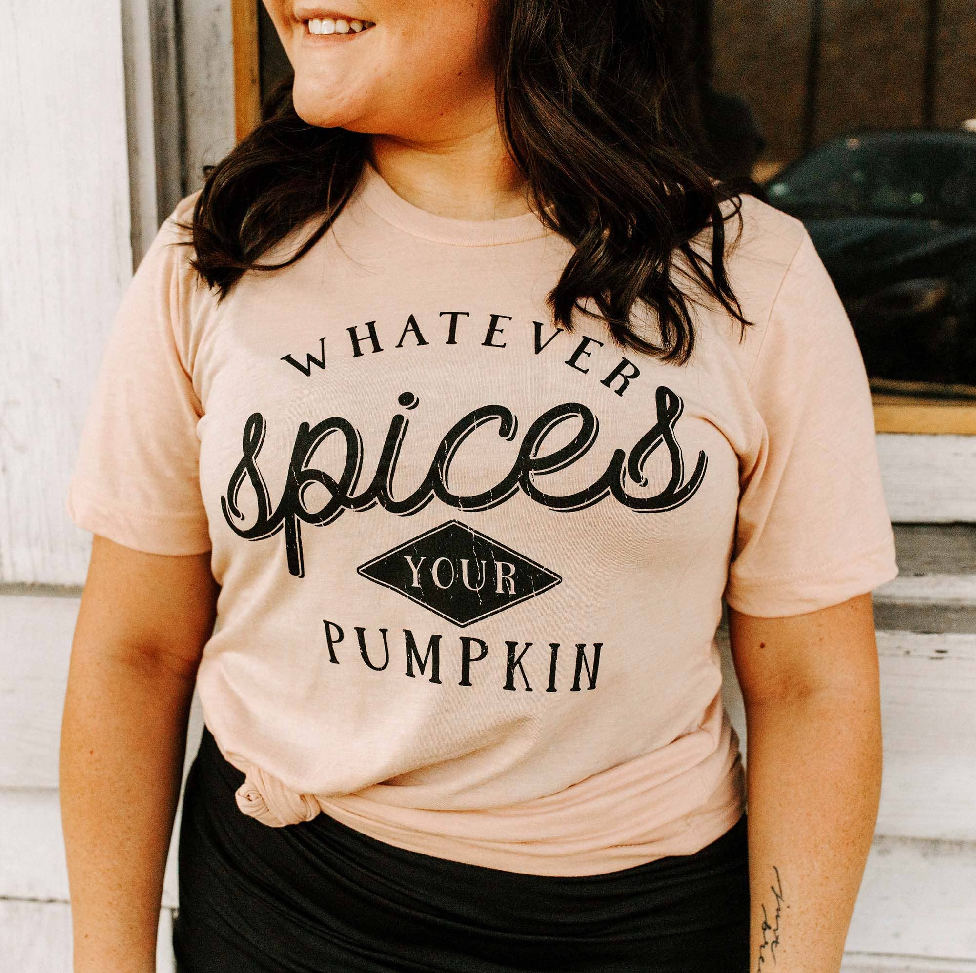 Whatever Spices Your Pumpkin Shirt Hoodie, Sweatshirt | PodTeesHub.com