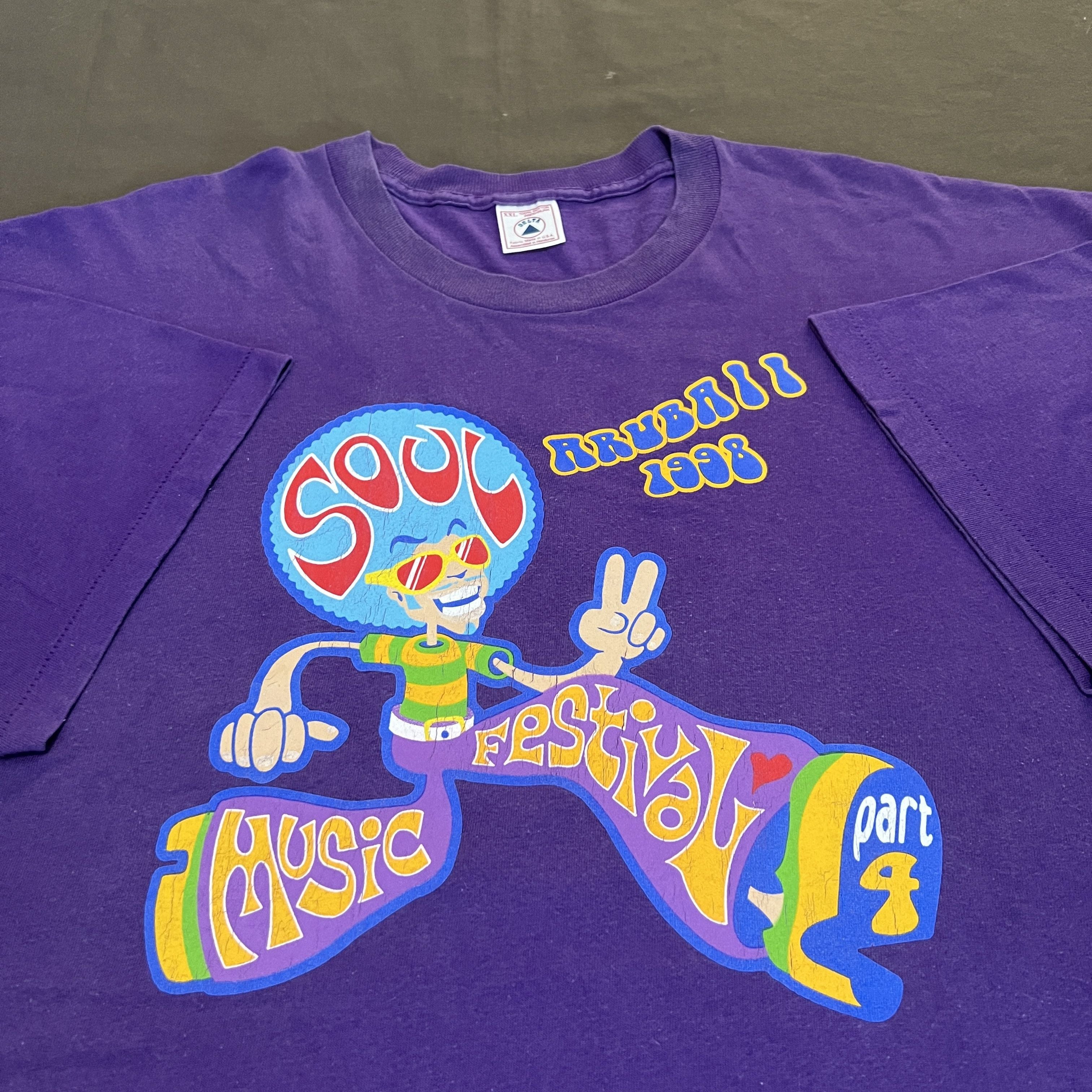 Rap Tees X Vintage Vintage 90s Soul Music Festival Aruba Tee 2xl Isaac Hayes Hoodie, Sweatshirt | PodTeesHub.com