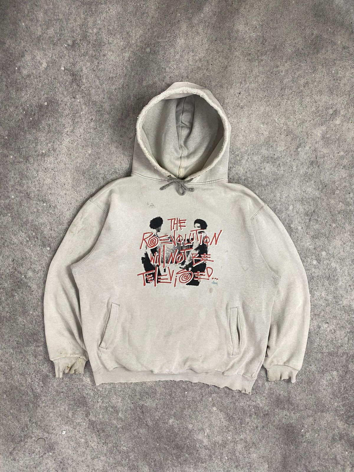 Vintage Stussy Thrashed Hoodie T-Shirts, Sweatshirt | PodTeesHub.com