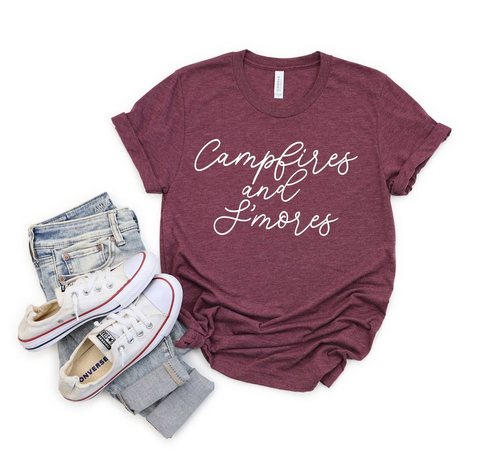 Campfires and S'mores T-Shirt Hoodie, Sweatshirt | PodTeesHub.com