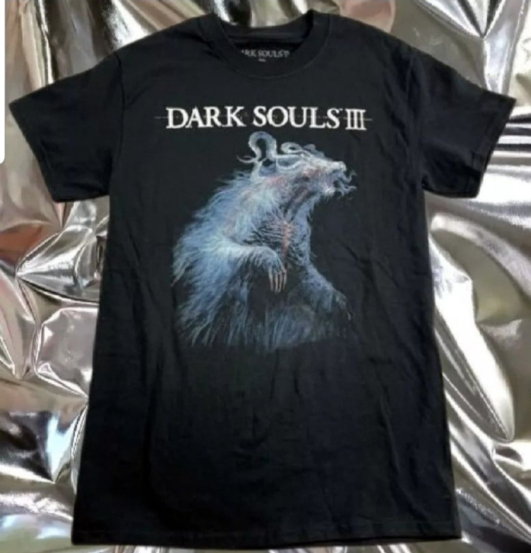 Other Rare Dark Souls Iii Graphic T Shirt Gaming Shirt Size L Hoodie, Sweatshirt | PodTeesHub.com