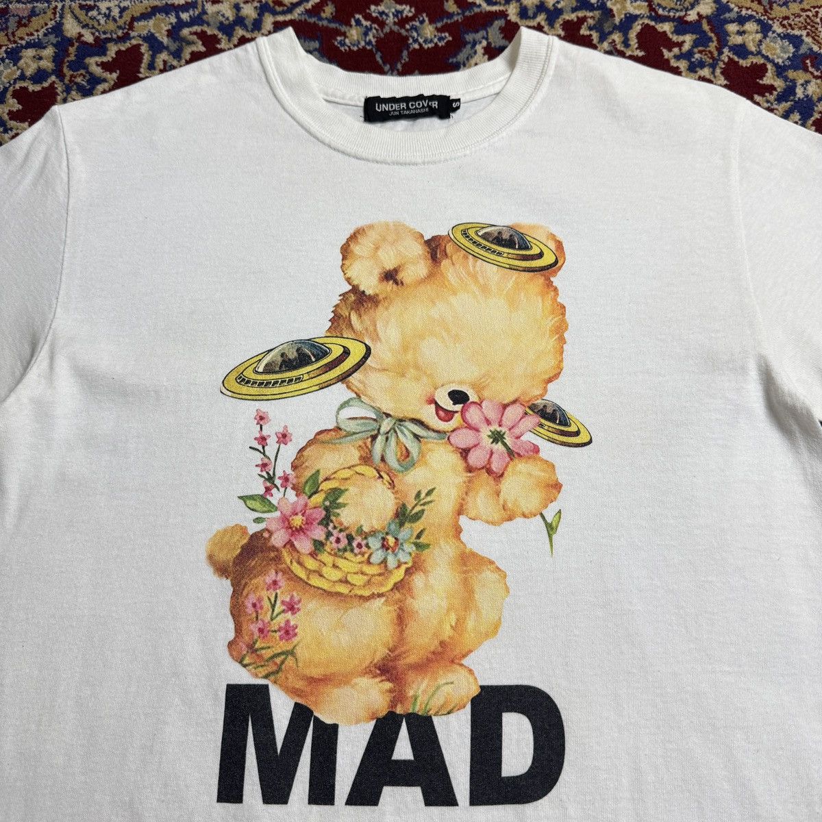 2000s Undercover Mad Teddy Bear Ufo Tee Y2k Japanese Brand Hoodie, Sweatshirt | PodTeesHub.com