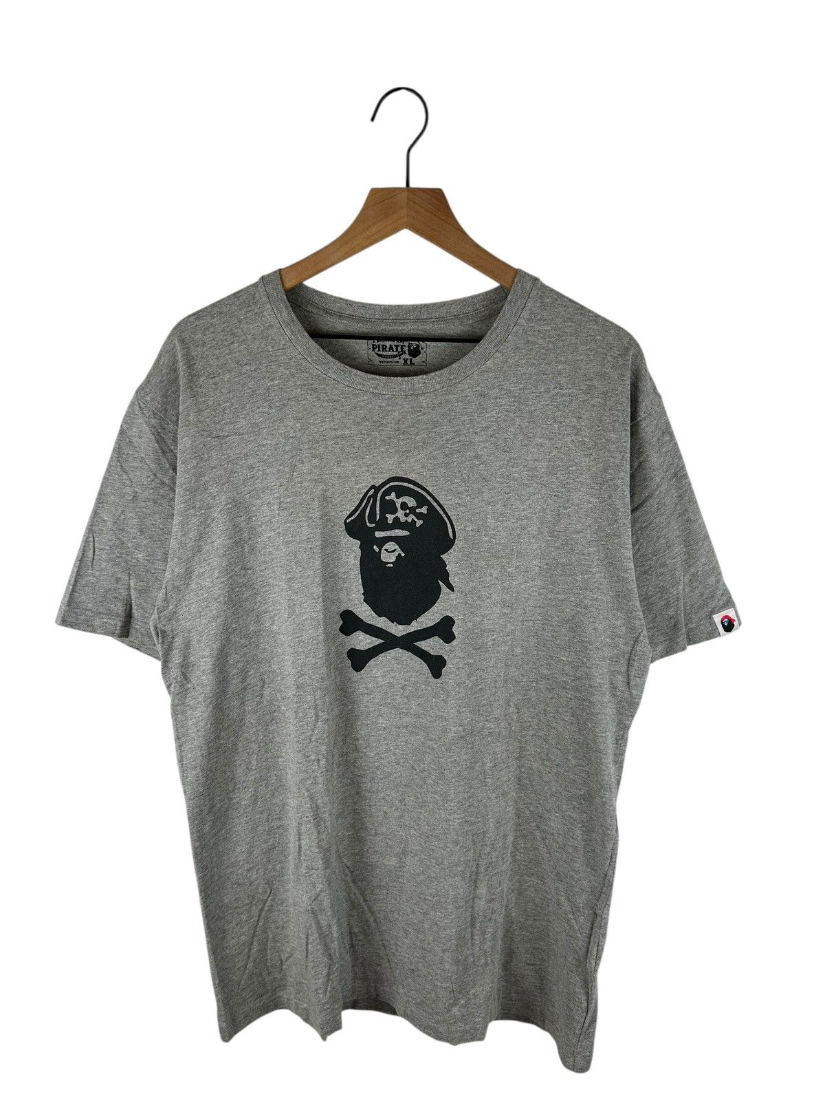 Bape Pirates Head Logo Print T Shirt Hoodie, Sweatshirt | PodTeesHub.com