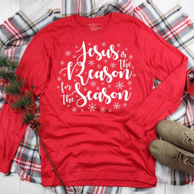 Reason For the Season Long Sleeve Christmas Shirt Hoodie, Sweatshirt | PodTeesHub.com