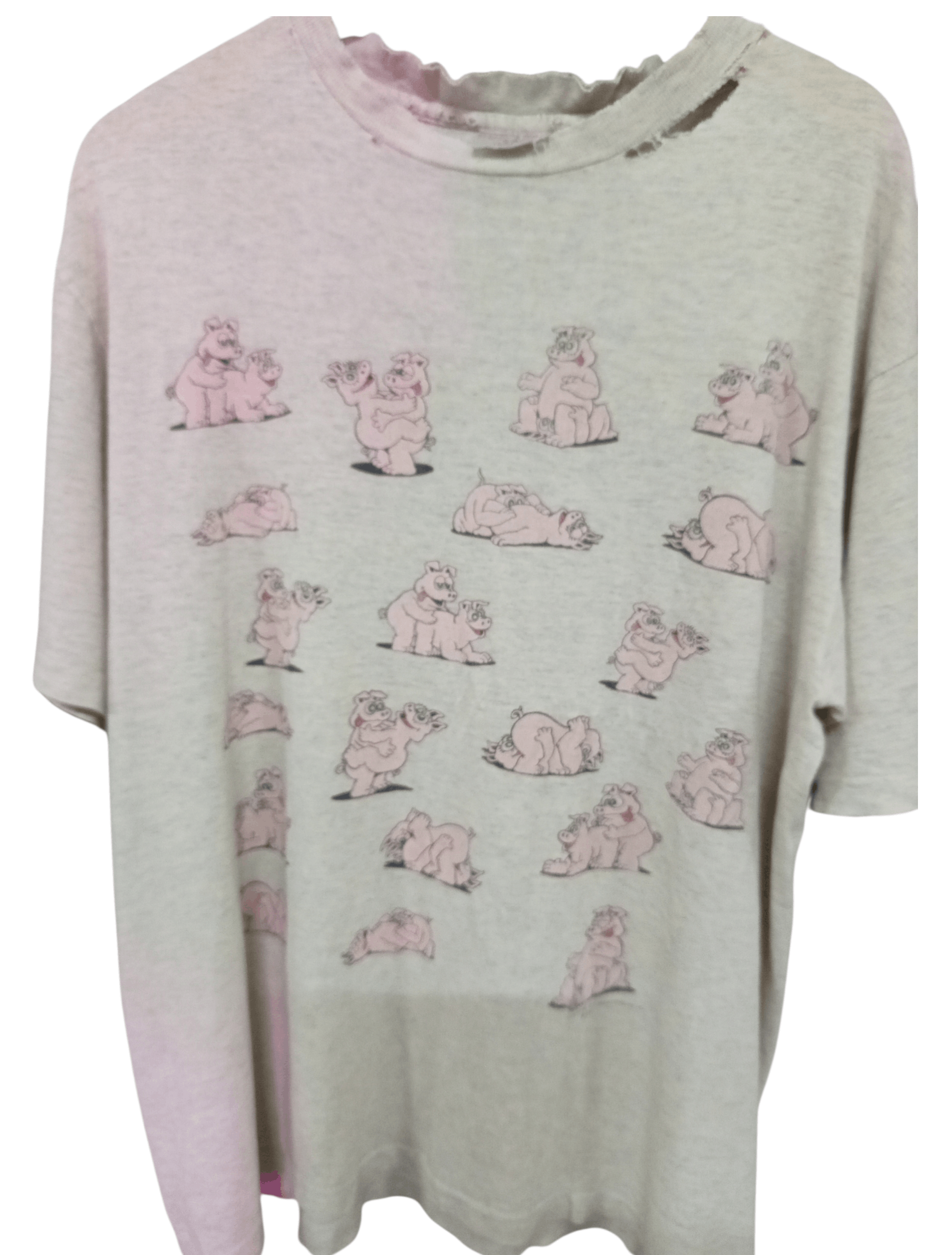 Vintage 1991 Pig All Over Print T Shirt Rare Hoodie, Sweatshirt | PodTeesHub.com