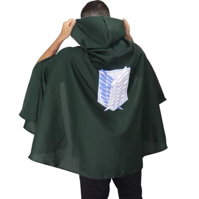 Japanese Brand Attack On Titan Cloak Cosplay Survey Corps Emblem T-Shirts, Hoodie, Sweatshirt | PodTeesHub.com