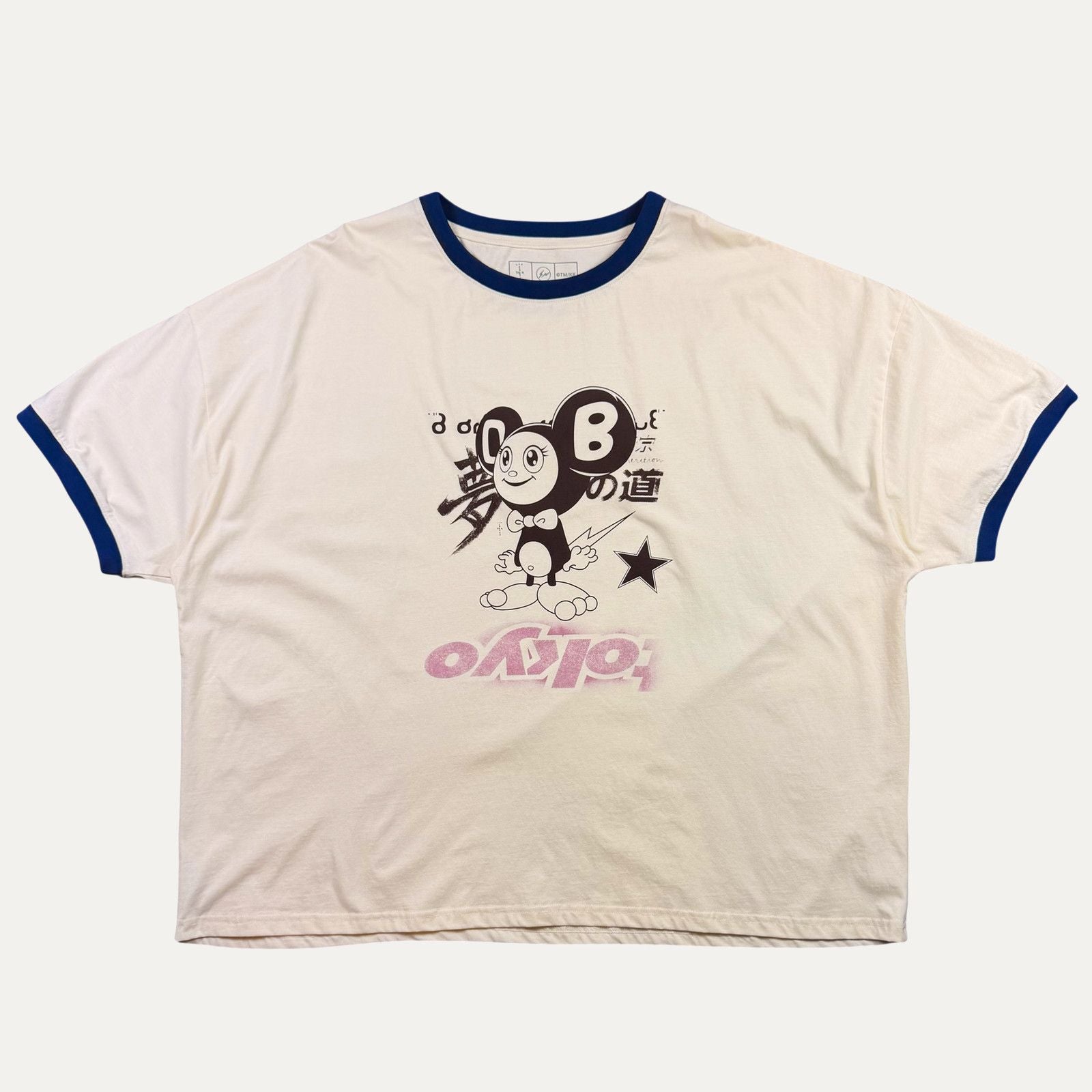 Fragment X Takashi Murakami Ringer T Shirt Hoodie, Sweatshirt | PodTeesHub.com