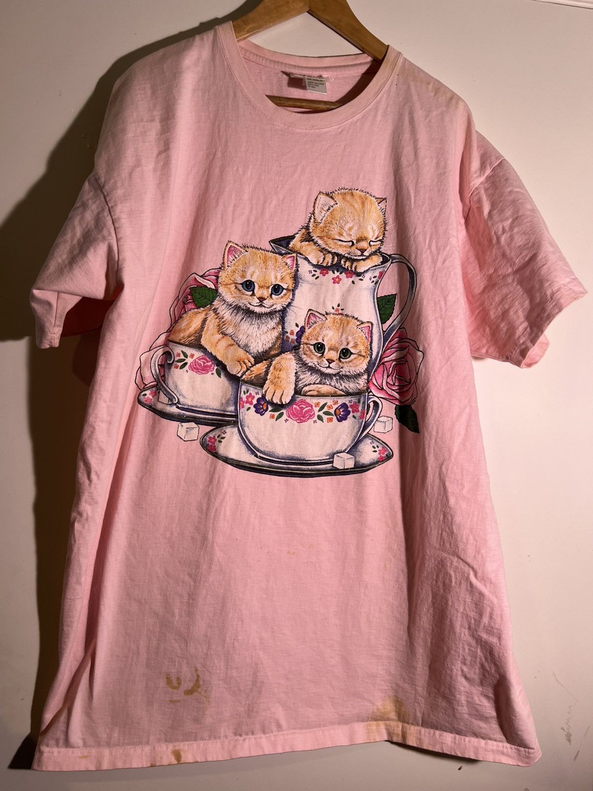 Vintage 90 S 2000 S Y2k Vtg Vintage Teacup Cats Retro Indie T-Shirts, Hoodie, Sweatshirt