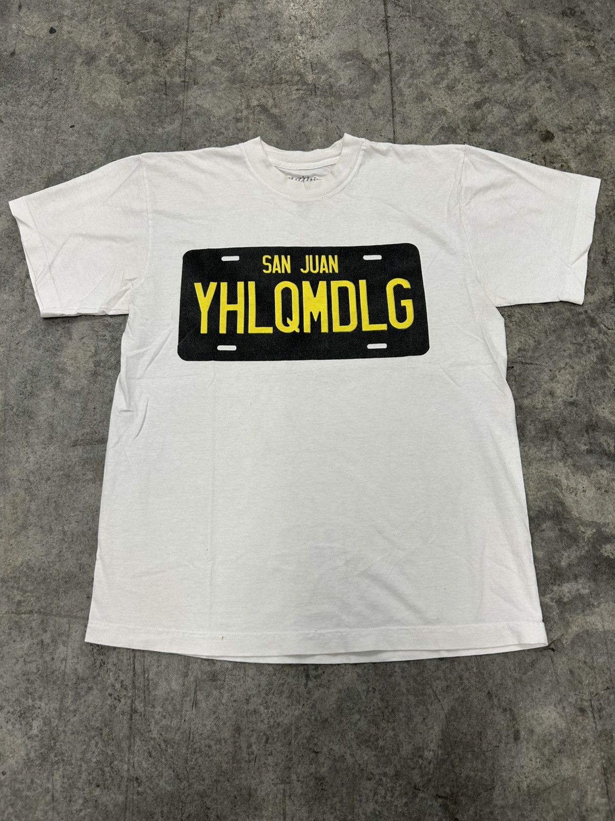 Band Tees Bad Bunny Yhlqmdlg T Shirt License Plate Hoodie, Sweatshirt | PodTeesHub.com