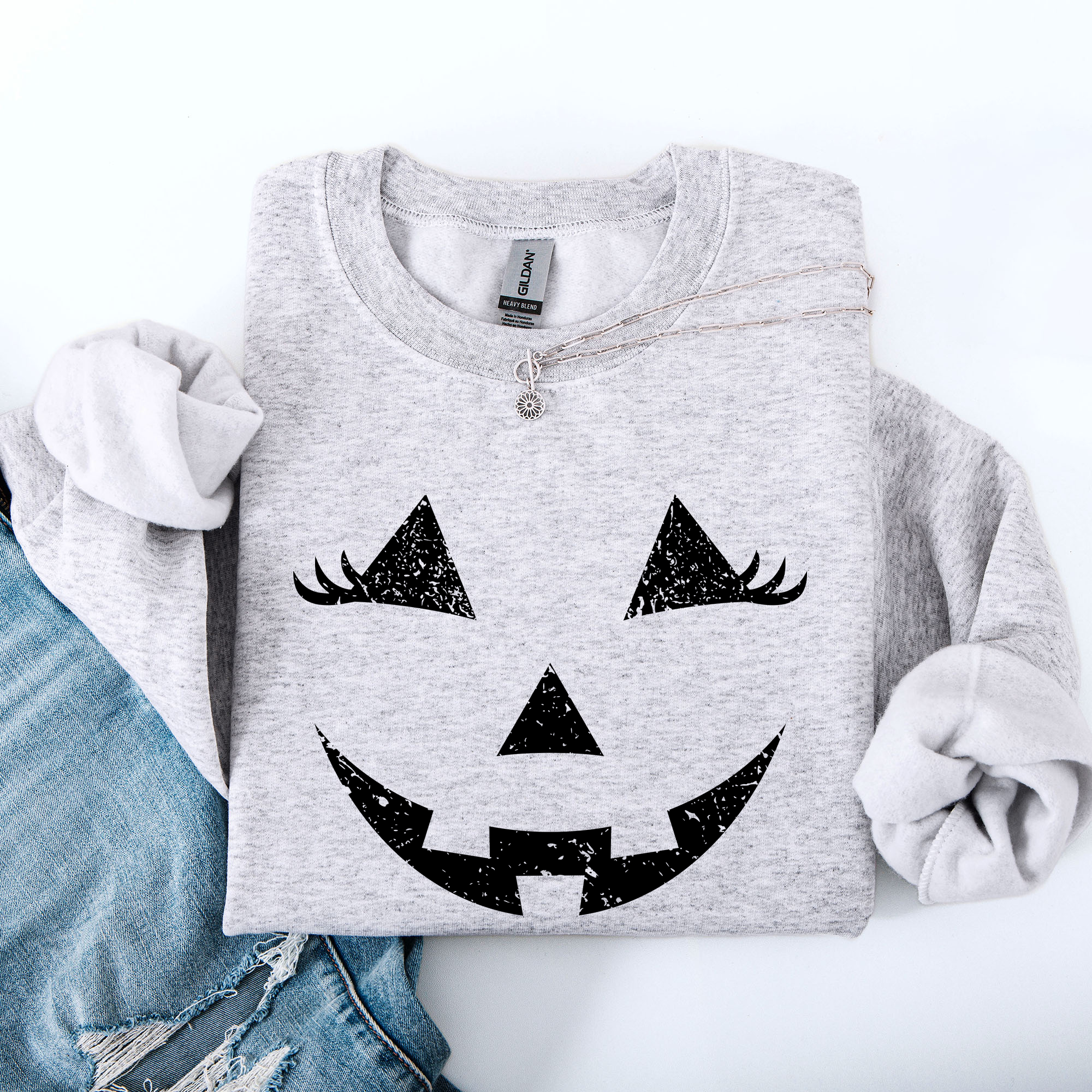 Cute Jack O Lantern, Halloween Sweatshirt T-Shirts, Hoodie | PodTeesHub.com