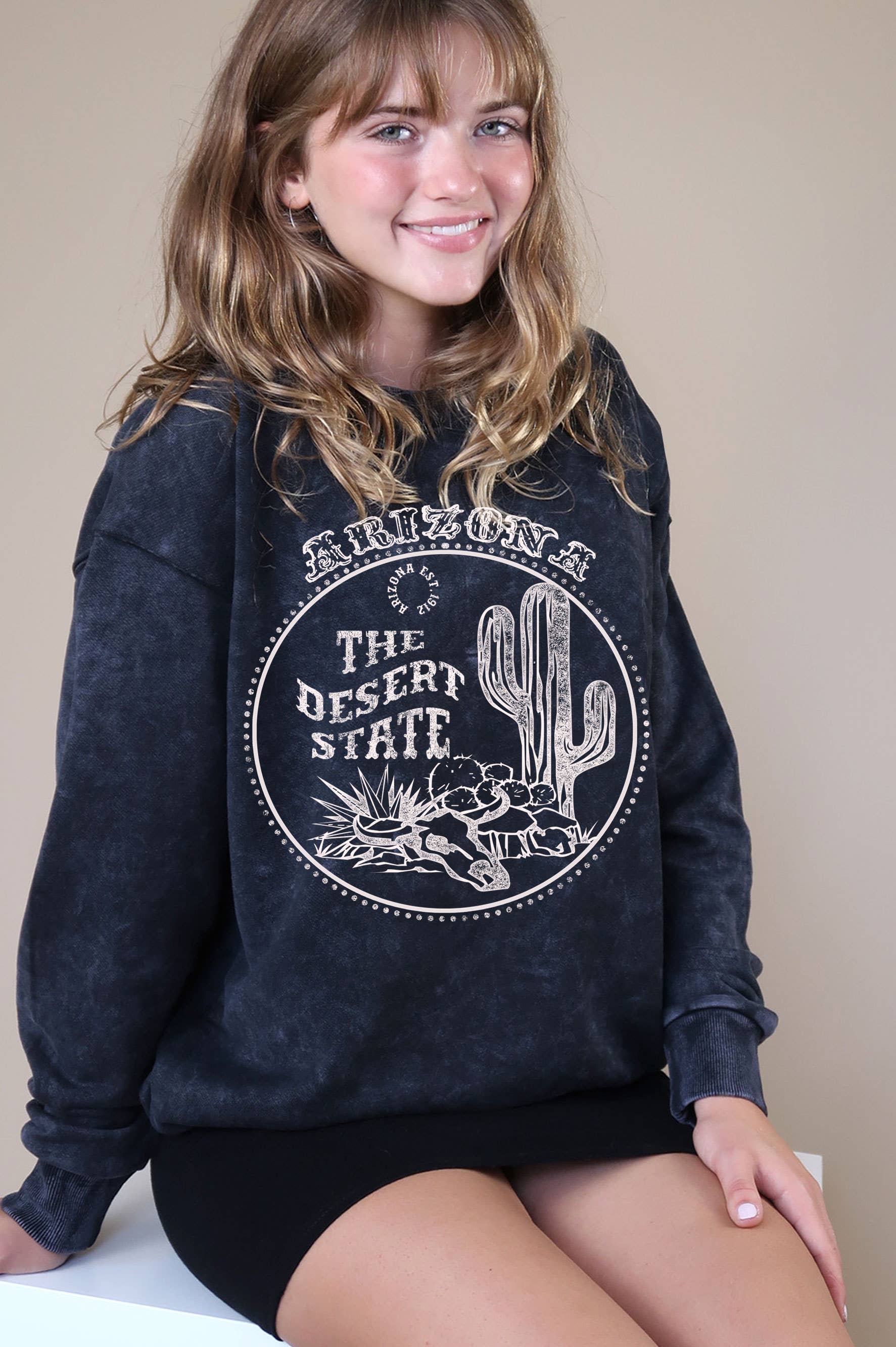 Arizona Mineral Graphic Brushed Sweatshirt T-Shirts, Hoodie | PodTeesHub.com