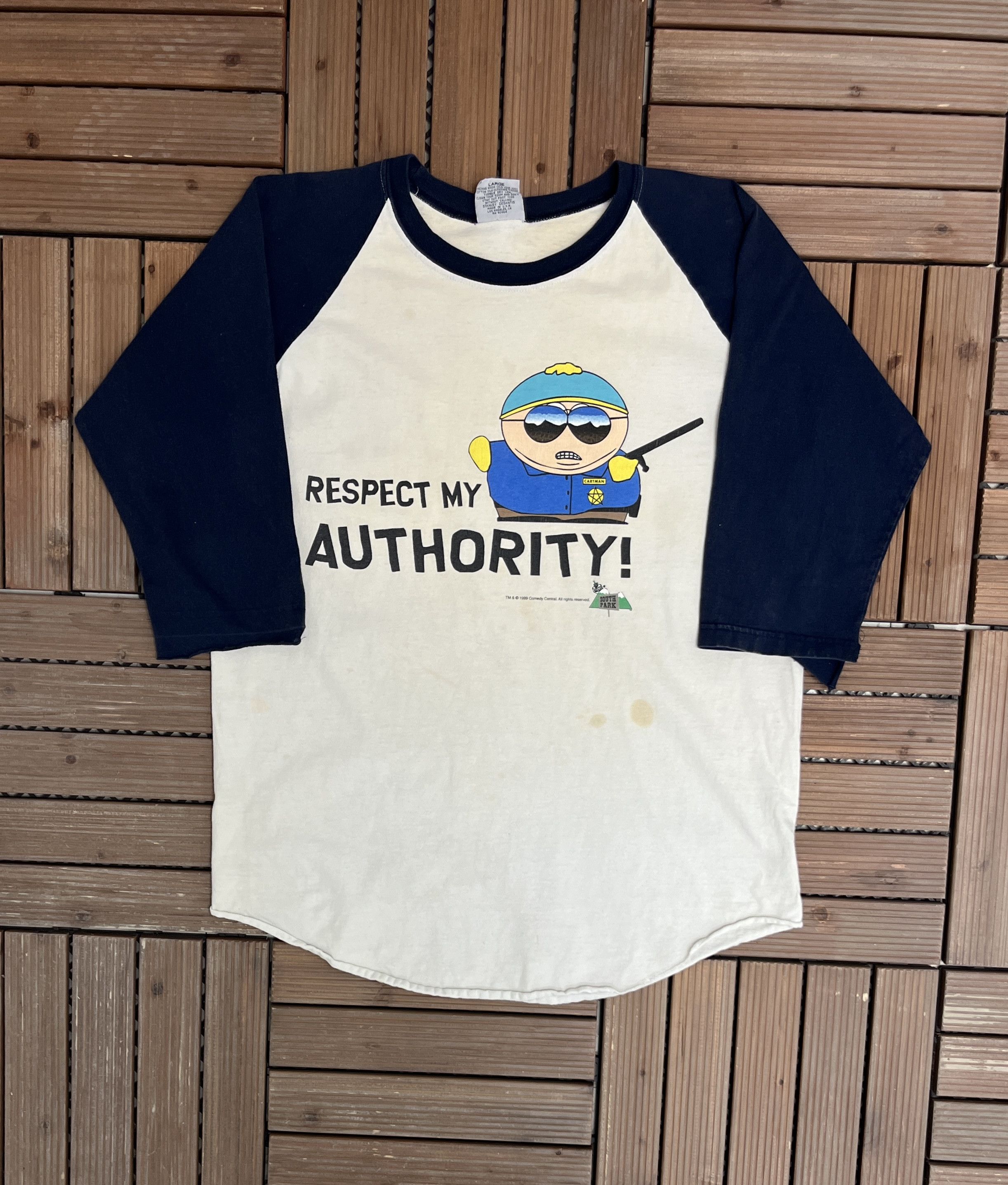 Vintage South Park Respect My Authority Vintage White T-Shirts, Hoodie, Sweatshirt
