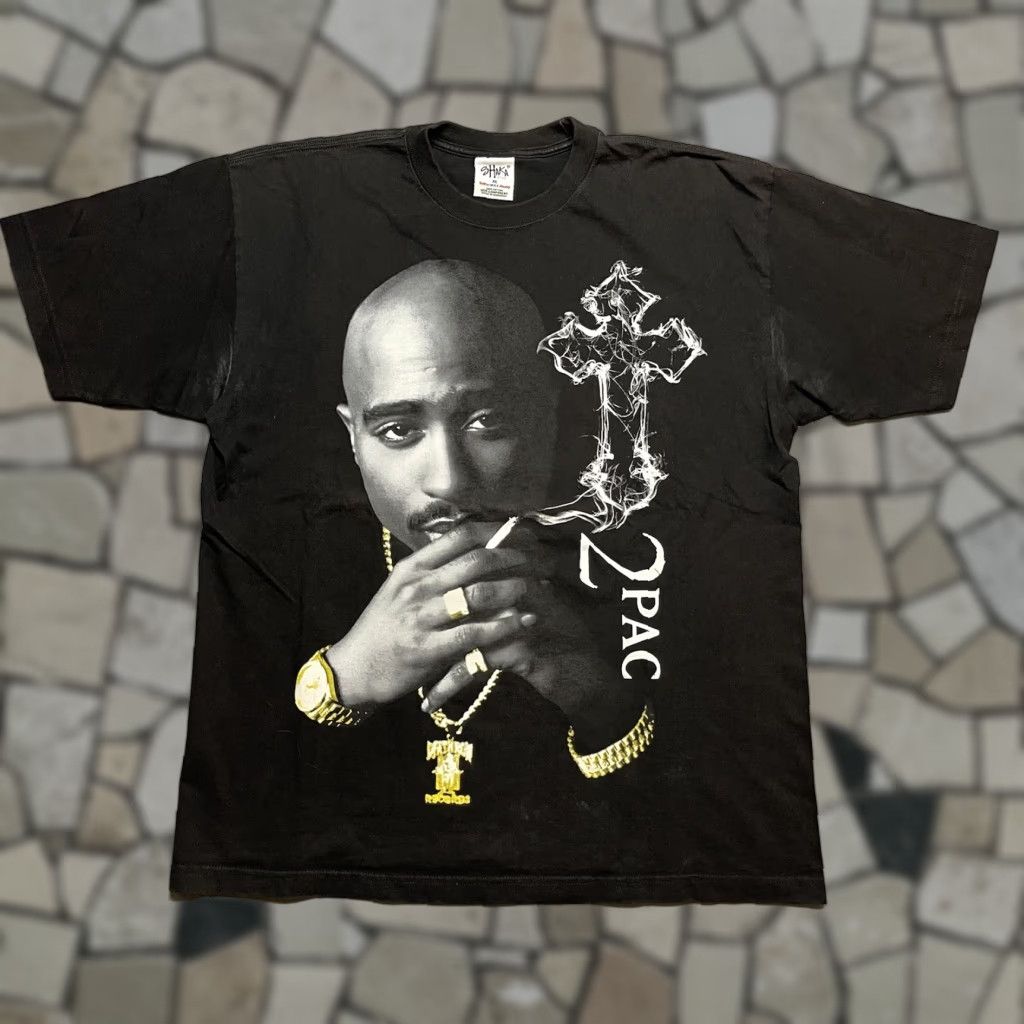 Vintage Tupac Makaveli Thug Life Rap Tee Shirt Xl Black Men S Regular User Vintage Tupac Mak Hoodie, Sweatshirt