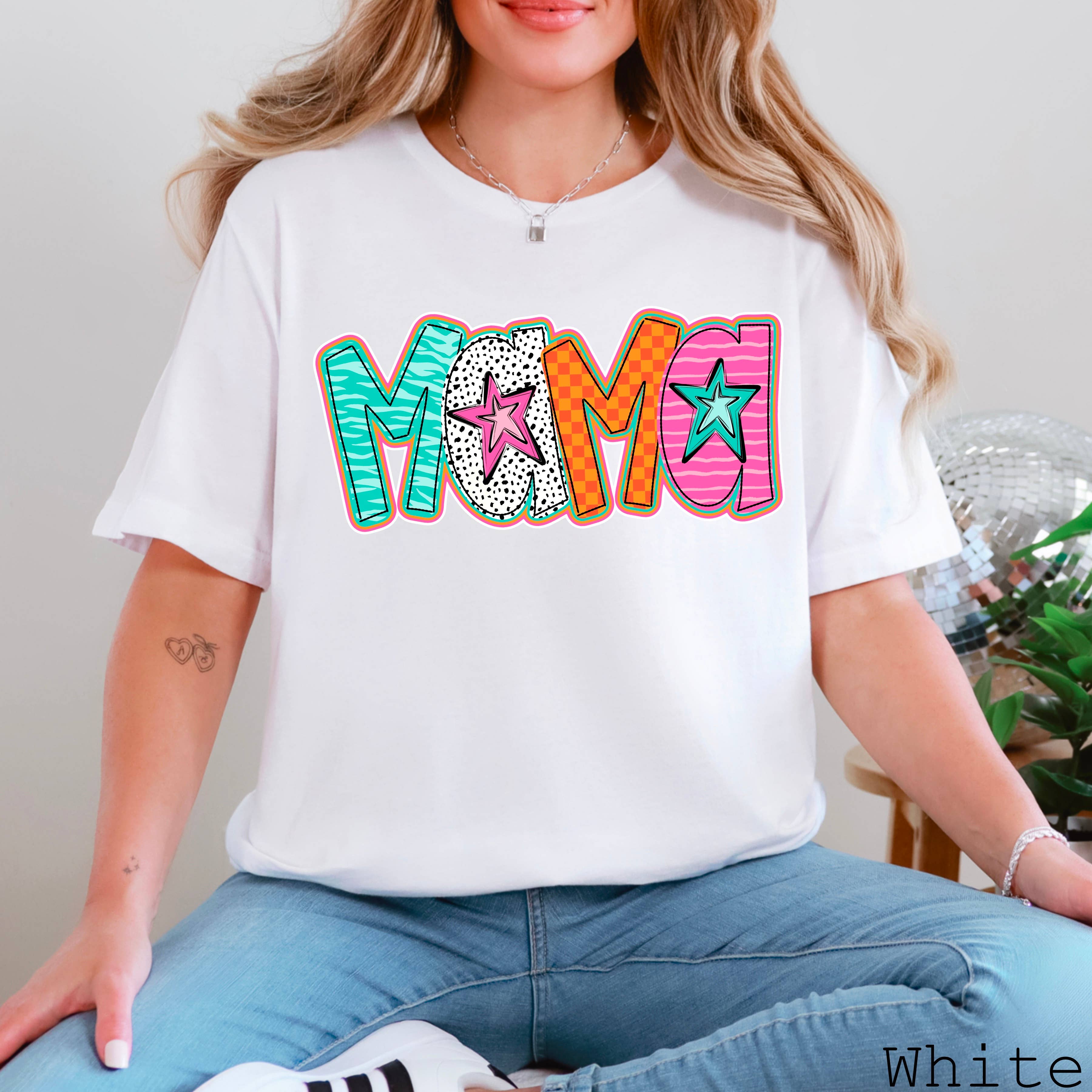 Mama Graphic Tee | Mother’S Day  Apparel | Bella Canvas Hoodie, Sweatshirt | PodTeesHub.com