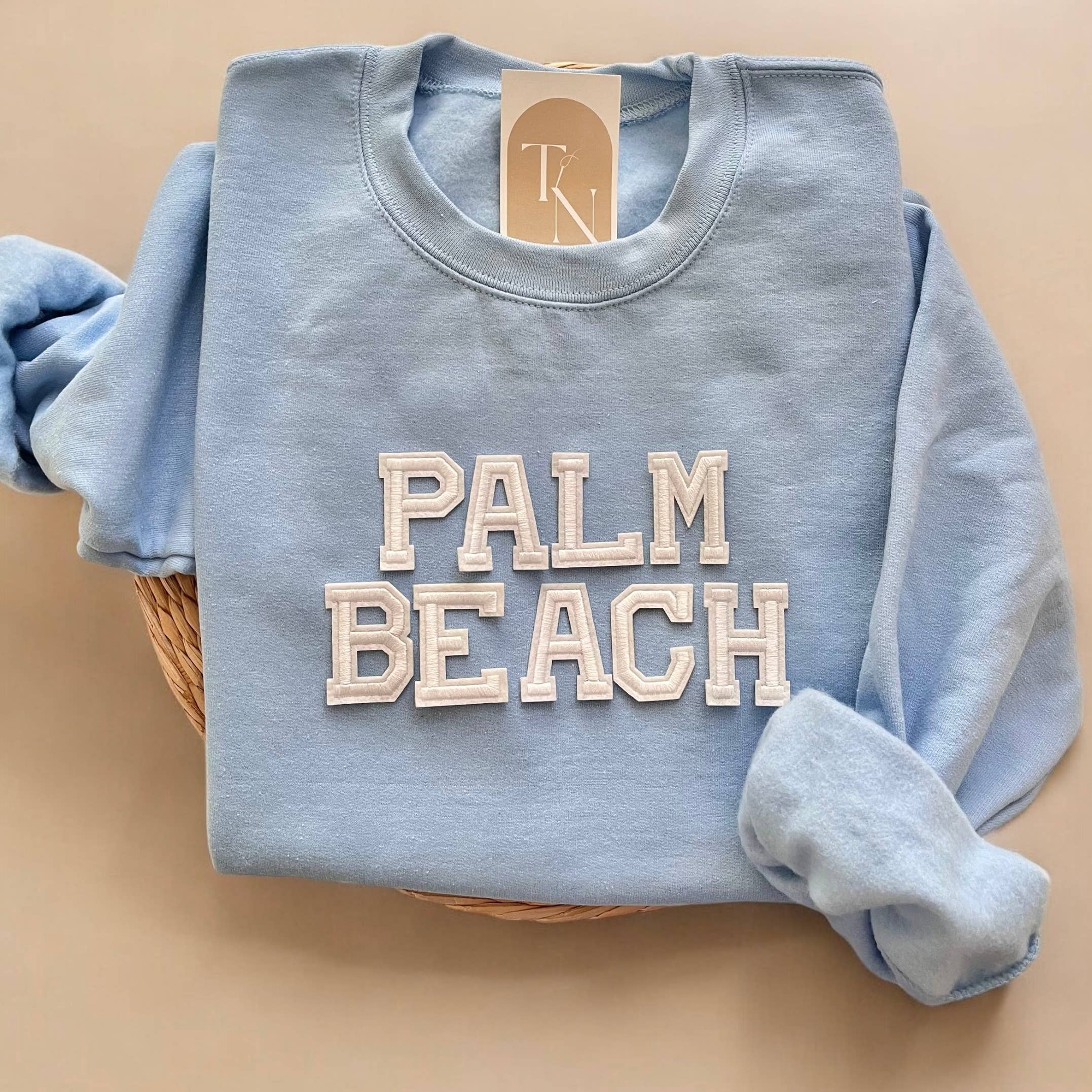 Palm Beach Florida Crewneck Sweatshirt, Florida Novelty T-Shirts, Hoodie | PodTeesHub.com