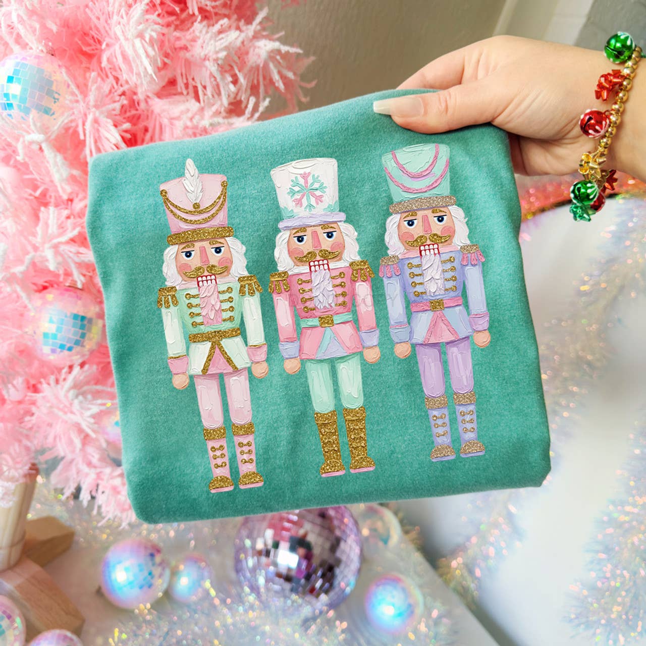 Pastel Nutcracker Tee Hoodie, Sweatshirt | PodTeesHub.com