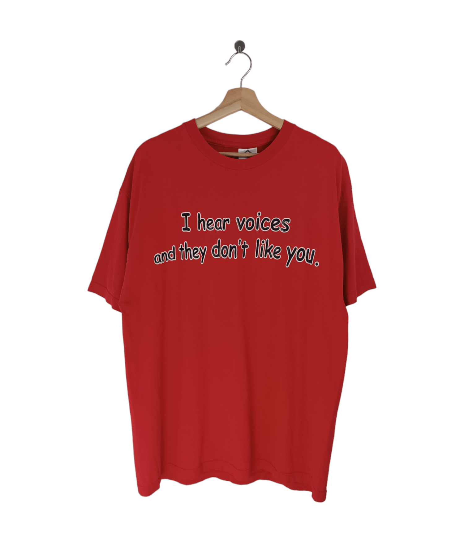 Vintage Y2k Adult Humor I Hear Voices Quotes Funny Tee Hoodie, Sweatshirt | PodTeesHub.com