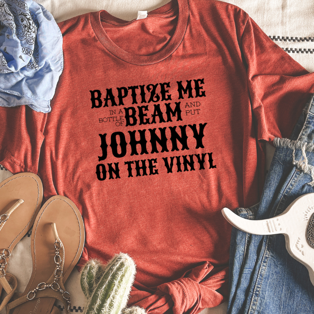 All Night Revival Baptize Me in A Bottle of Beam Graphic Tee Hoodie, Sweatshirt | PodTeesHub.com