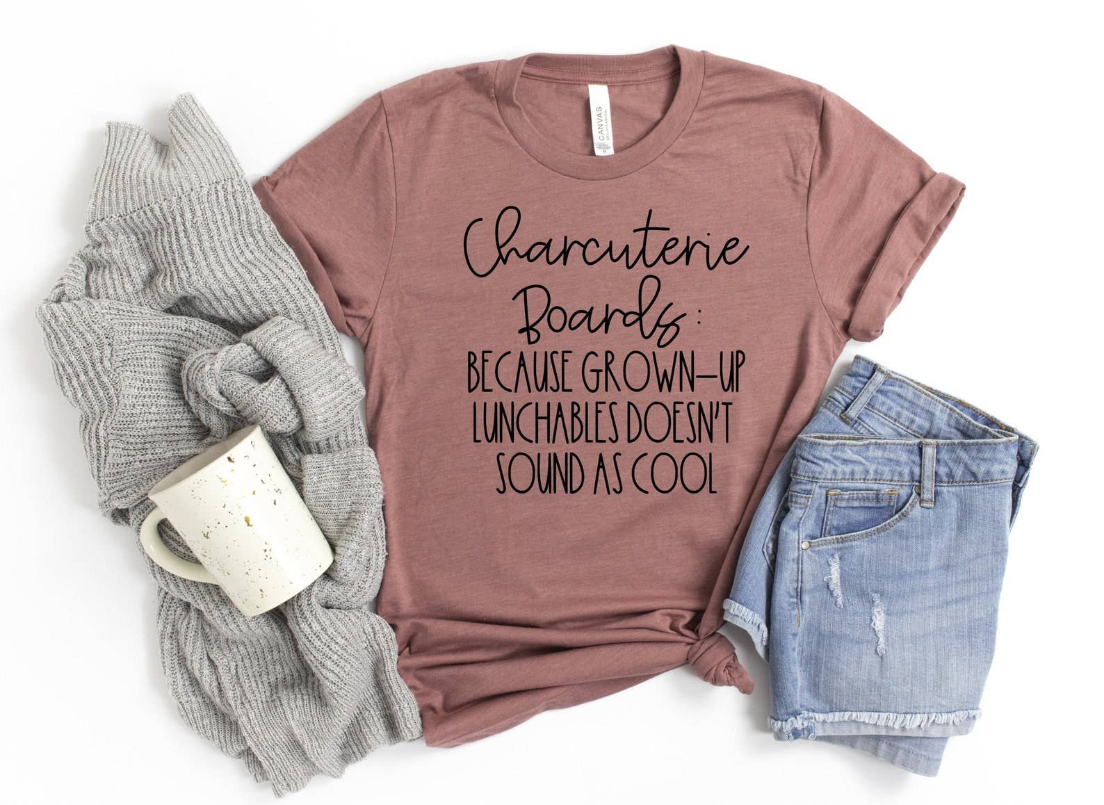 Charcuterie Boards Because Grown Up T-Shirt Hoodie, Sweatshirt | PodTeesHub.com
