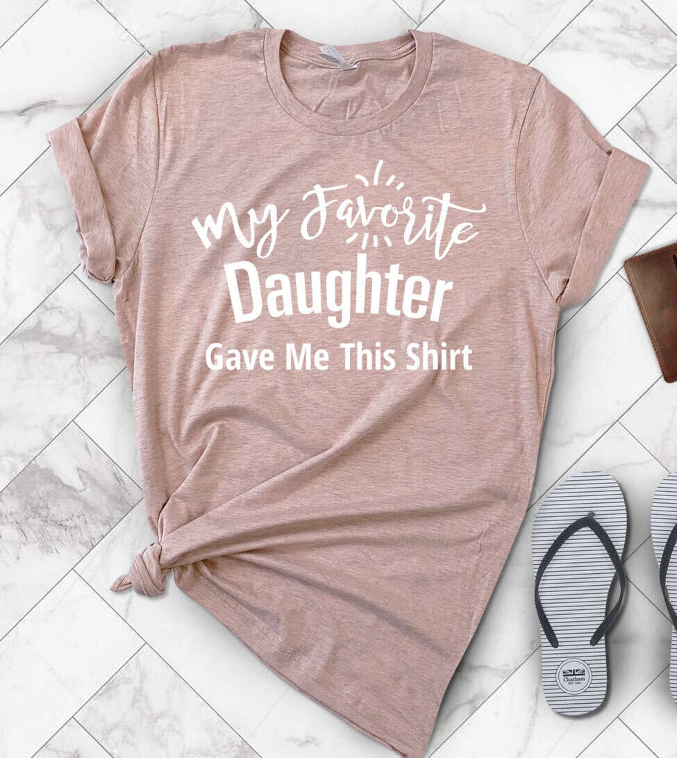 My Fav Daughter - Mom Daughter Mother's Day Gift Fun -Shirt Hoodie, Sweatshirt | PodTeesHub.com