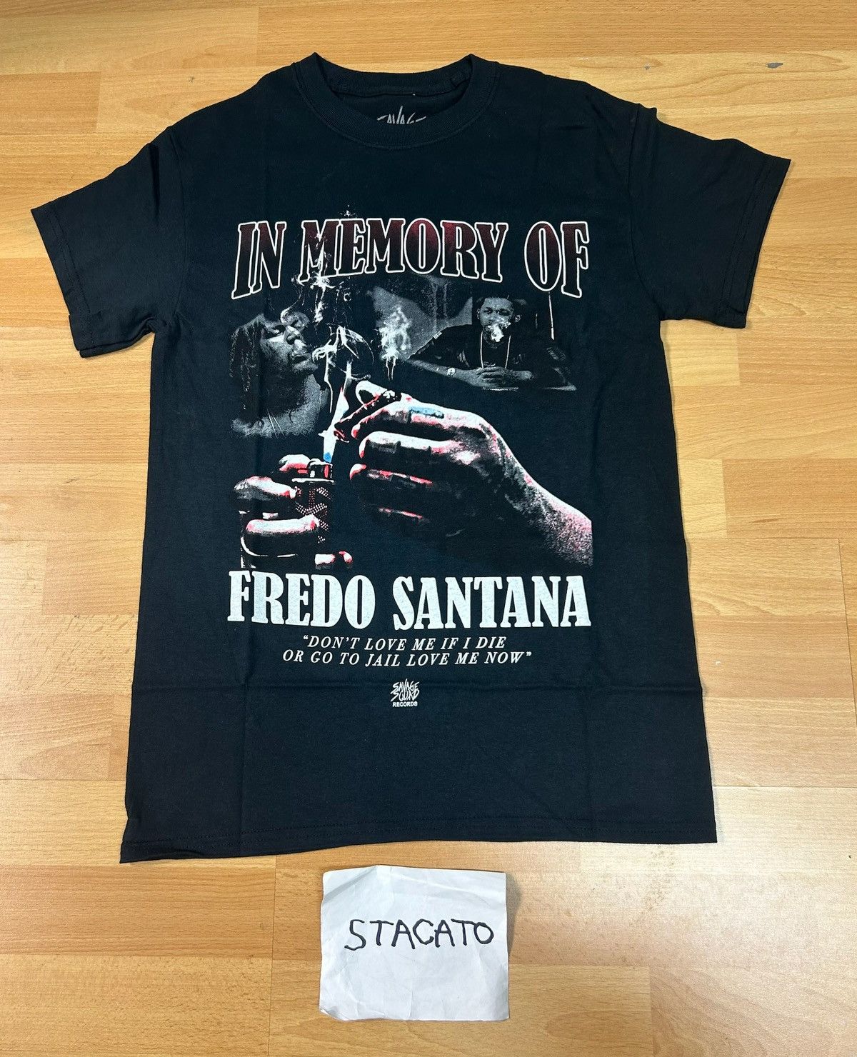 G59 Records X Rap Tees Fredo Santana Savage Squad Tee Black Hoodie, Sweatshirt | PodTeesHub.com