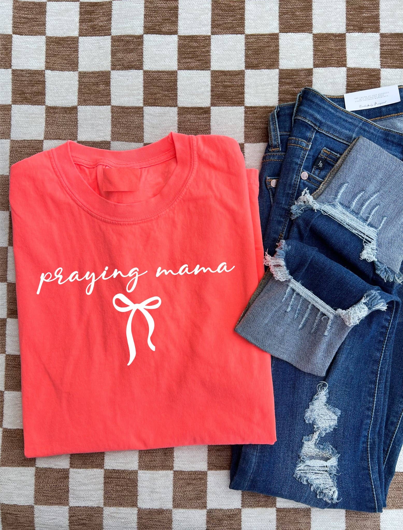 New Praying Mama Comfort Colors Spring Christian Graphic Tee Hoodie, Sweatshirt | PodTeesHub.com
