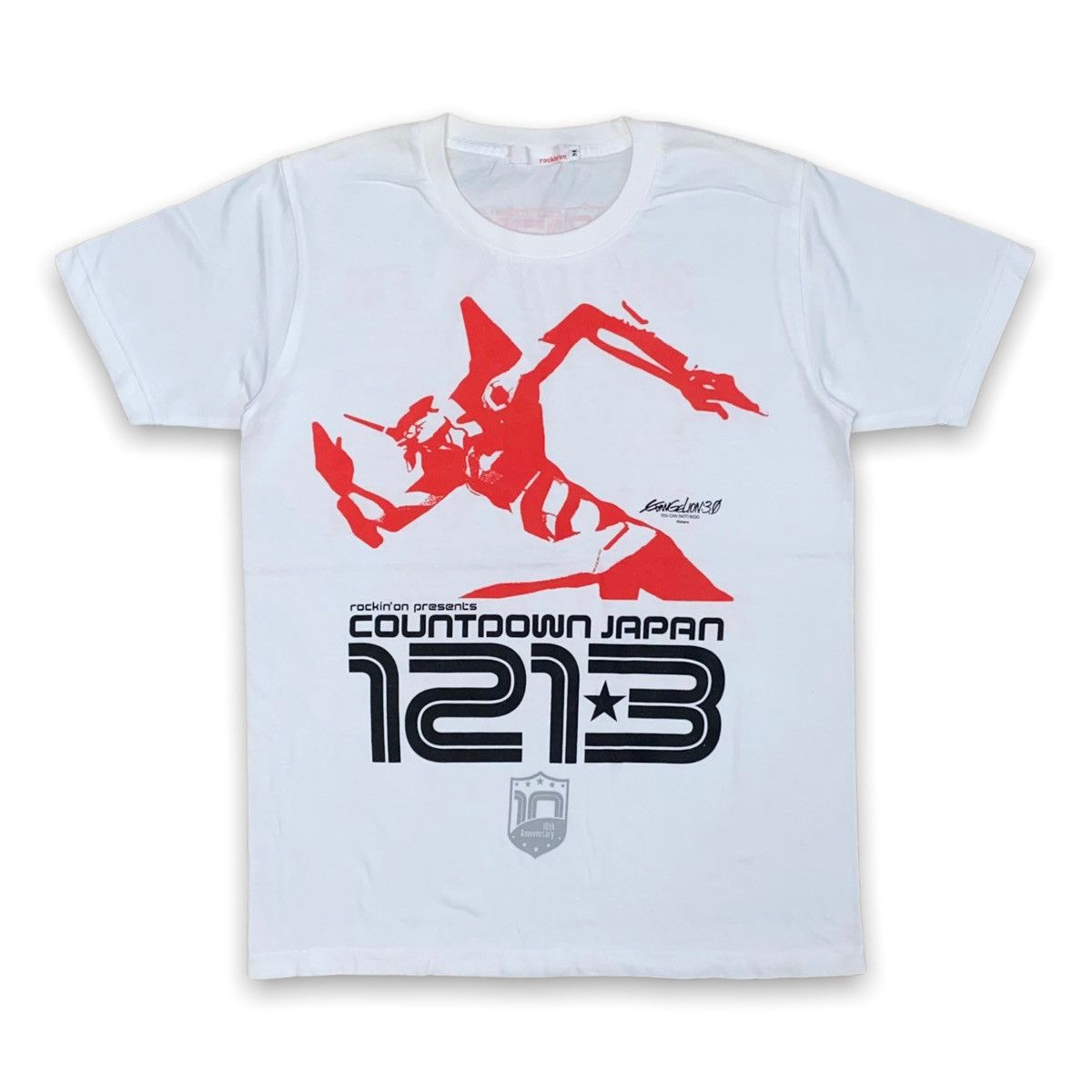 Band Tees X Japanese Brand Rare Countdown Japan Evangelion 10th Anniversary T Shirt Hoodie, Sweatshirt | PodTeesHub.com