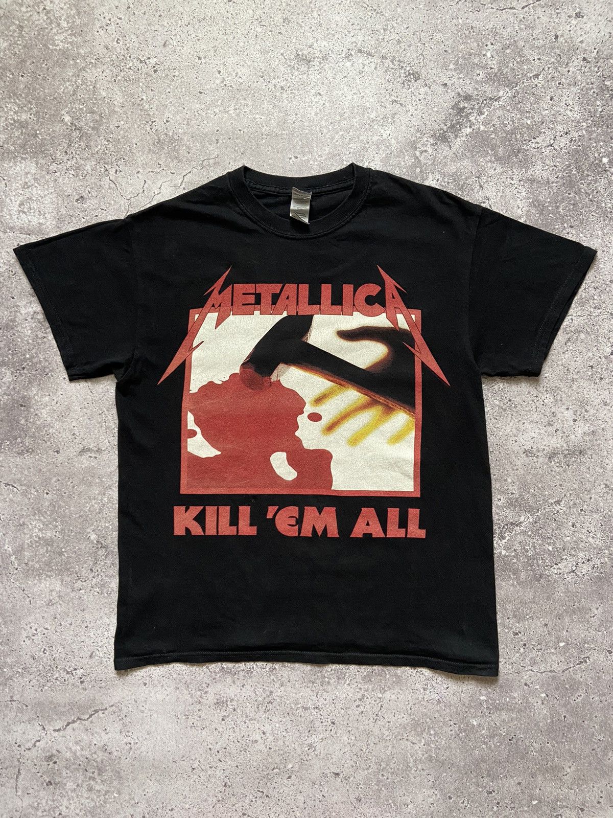 Vintage Metallica Kill Em All Rock Band Tee T Shirt Hoodie, Sweatshirt | PodTeesHub.com