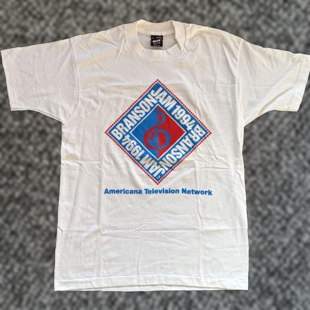 Fruit Loom Vintage 1994 Branson Jam Country Music Festival L Americana Television Nik T-Shirts, Hoodie, Sweatshirt