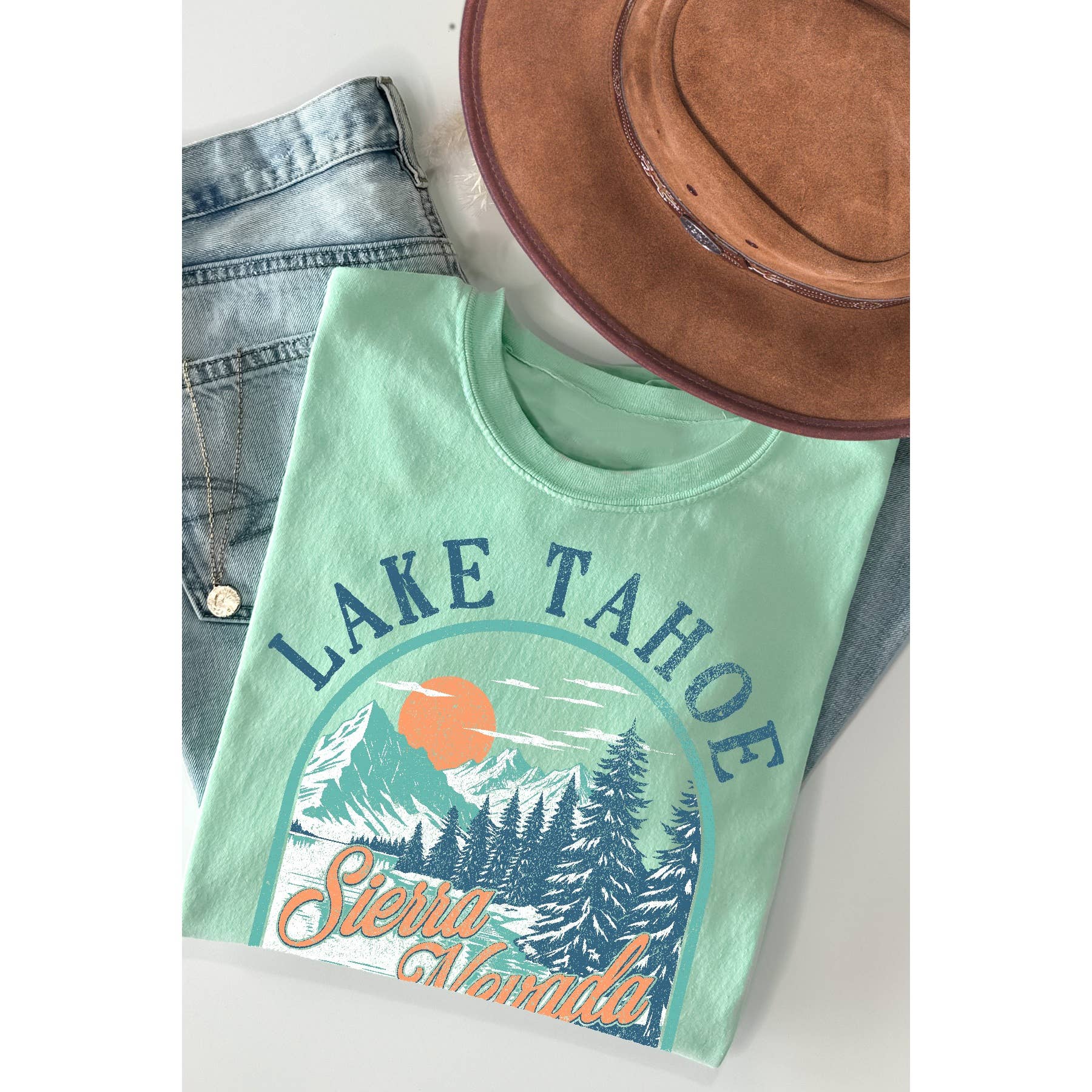 Lake Tahoe Sierra Nevada National Park Short Sleeve T Shirt Hoodie, Sweatshirt | PodTeesHub.com