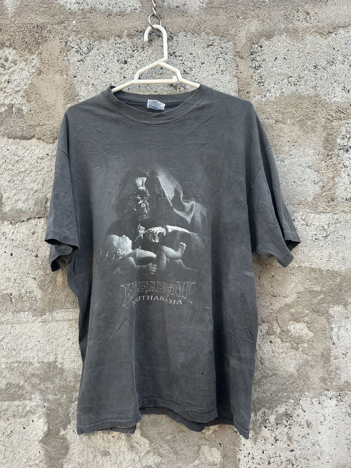 Band Tees 1994 Vintage Megadeth Vic Rattlehead Youthanasia T Shirt Hoodie, Sweatshirt | PodTeesHub.com