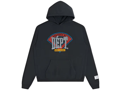 Dept Gallery Dept Field Graphic Black Hoodie T-Shirts, Sweatshirt | PodTeesHub.com