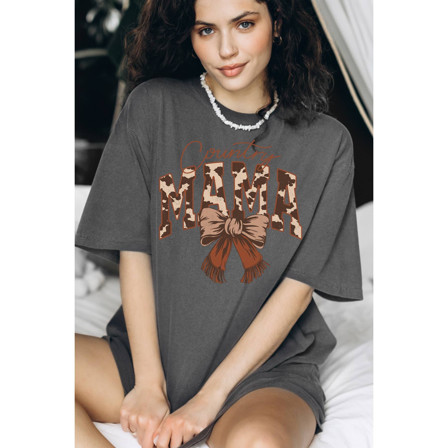 Country Mama - Boots Oversized Unisex Tee Hoodie, Sweatshirt | PodTeesHub.com
