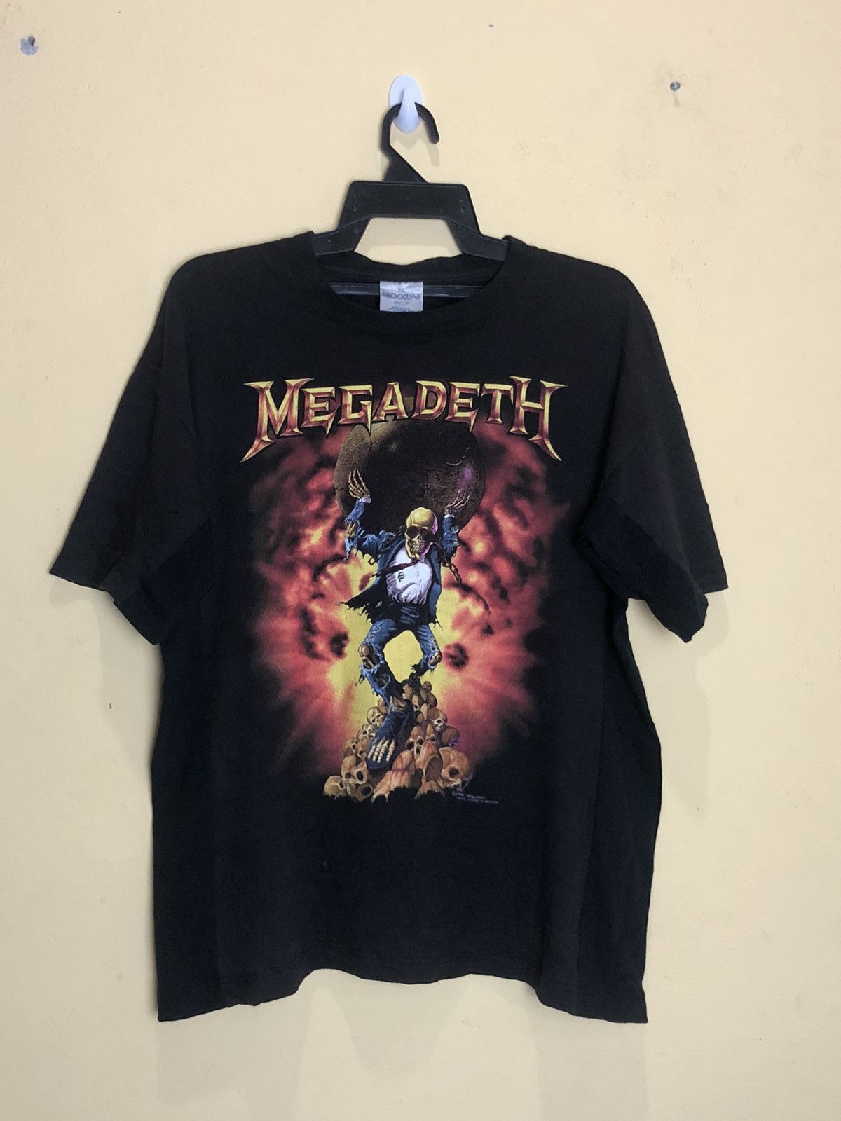 Metallica Vtg 90s Megadeth World Tour 1991 Oxidation Custom Made T-Shirts, Hoodie, Sweatshirt | PodTeesHub.com