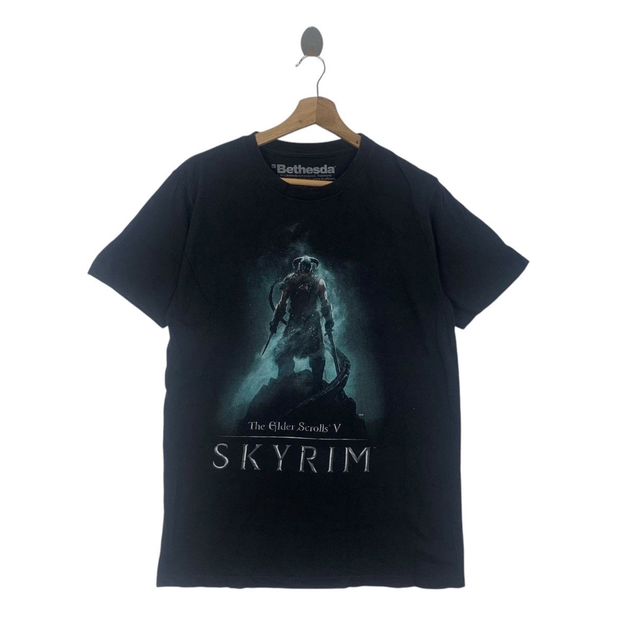 Vintage Skyrim The Elder Scrolls Video Game Tee Shirt Top Bethesda Hoodie, Sweatshirt | PodTeesHub.com
