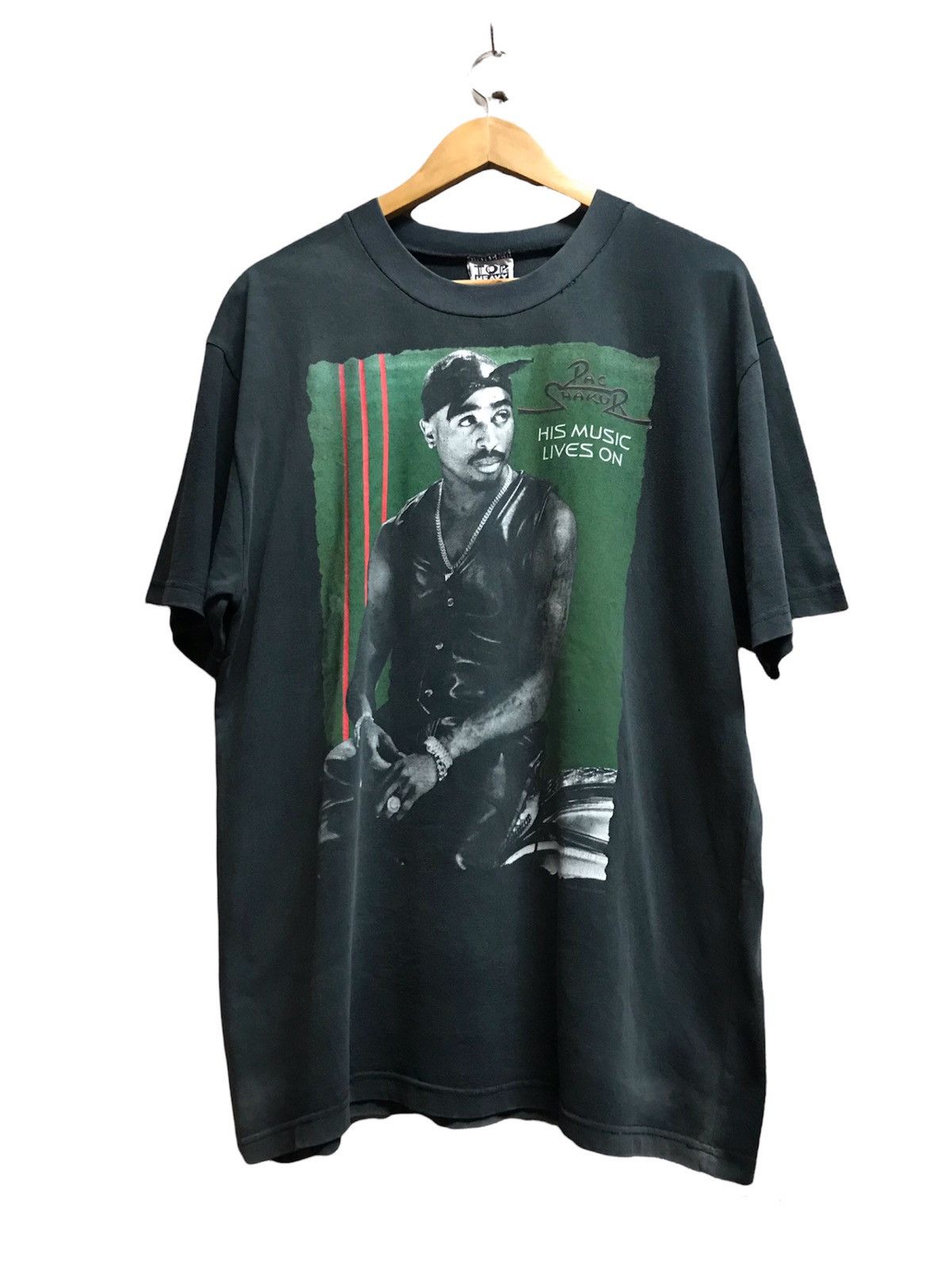 Vintage 90s Tupac Shakur His Music Lives On Rap Tees Shirt Hoodie, Sweatshirt | PodTeesHub.com