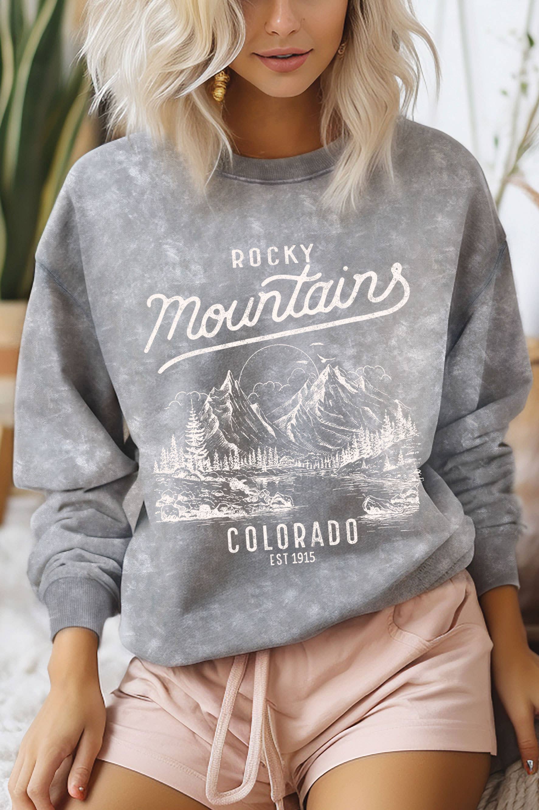 Colorado National Pgraphic Mineral Brushed Sweatshirt T-Shirts, Hoodie | PodTeesHub.com